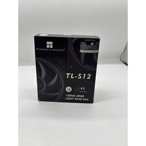Thermalright TL S12 X3 120mm ARGB Light Ring Fan Pack of 3 PWM Sync